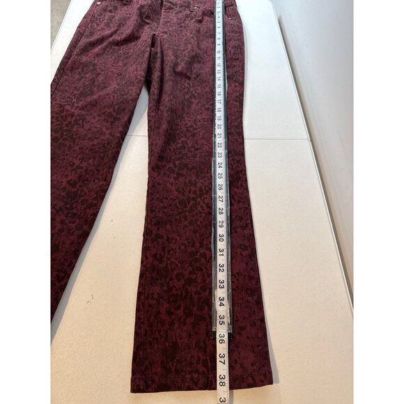 Gloria Vanderbilt Women’s Rail Straight Jeans Size 10 Short Leopard Print - Picture 6 of 10